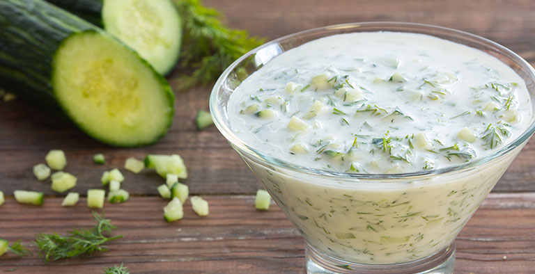 Cure4Life recept: zelfgemaakte Tzatziki of Boursin