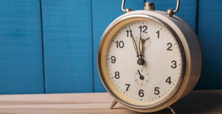 Het juiste moment om af te vallen