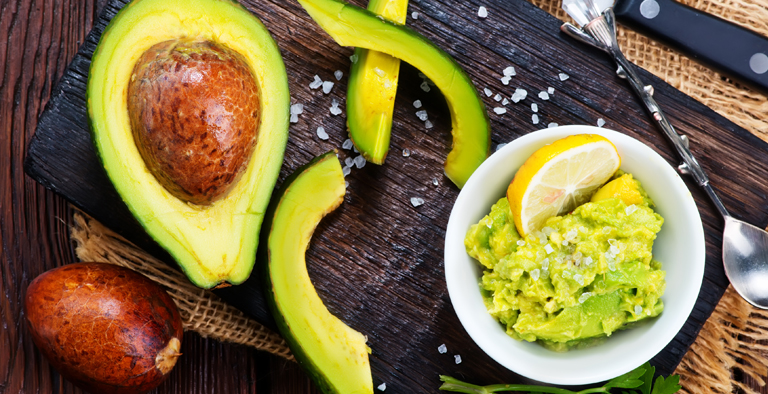 witte vis met avocadocrème