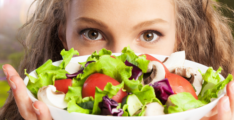 Bewust van wat je eet en drinkt.
