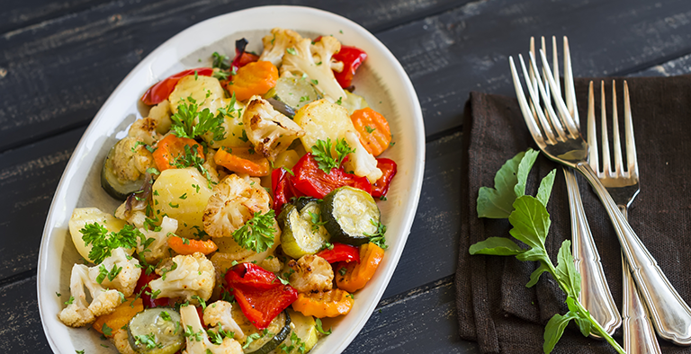 Geroosterde groenten uit de oven